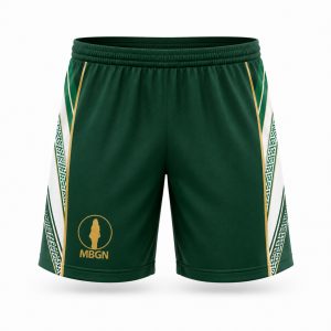 mbgn sports kit green shorts